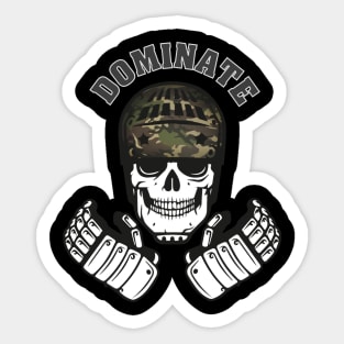 hockey dominate Sticker